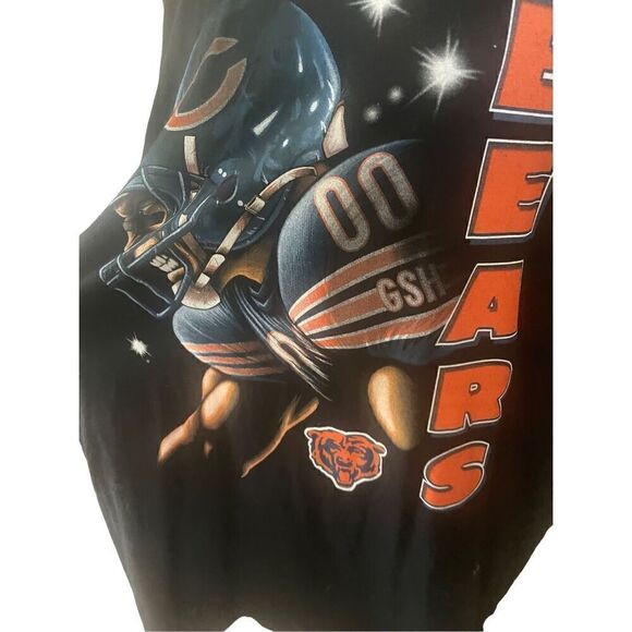 Chicago Bears NFL Apparel Black Short Sleeve T-Shirt Size 4X Tall-NWOT - Picture 7 of 8